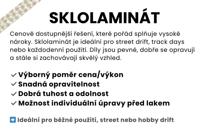 Sklolaminát BMW E36